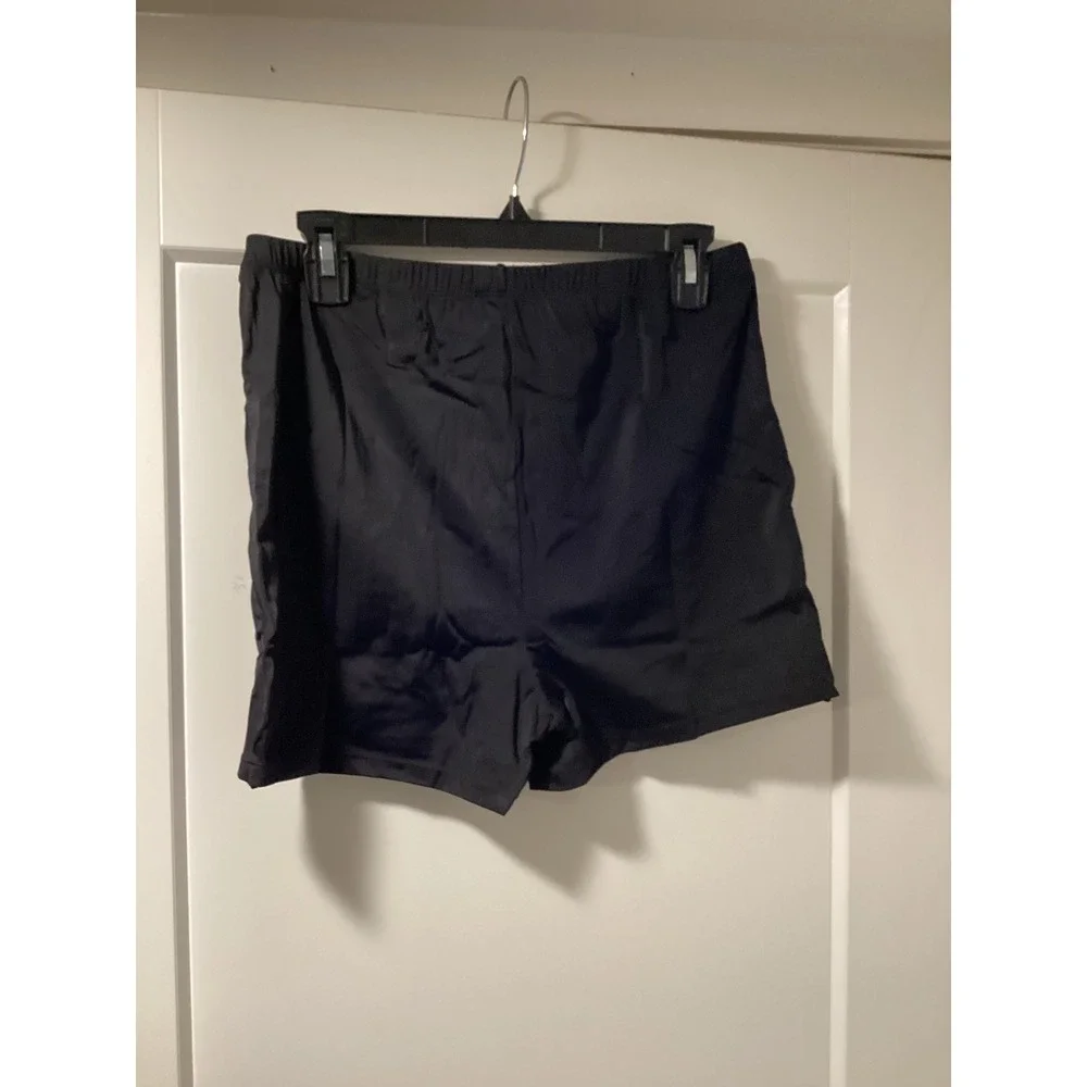 Kim Gravel‎ Womens Black Swim Short Set Size 12